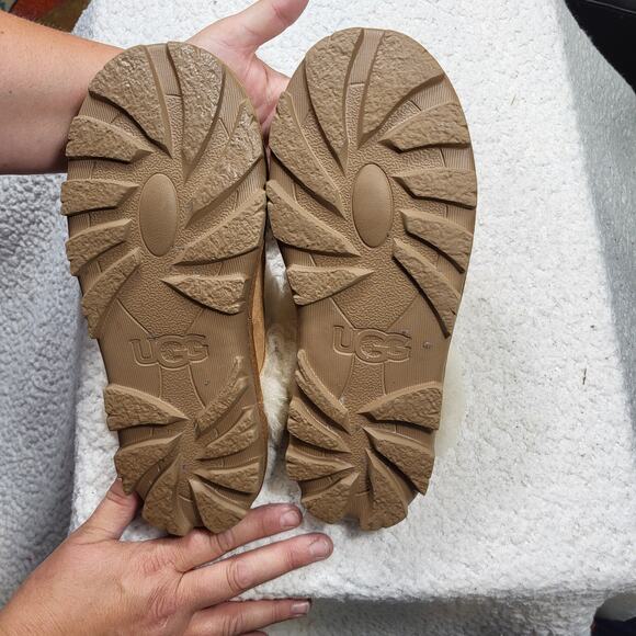 UGG Scuffette II Shearling slippers Chestnut Women's size 7 - Picture 5 of 6